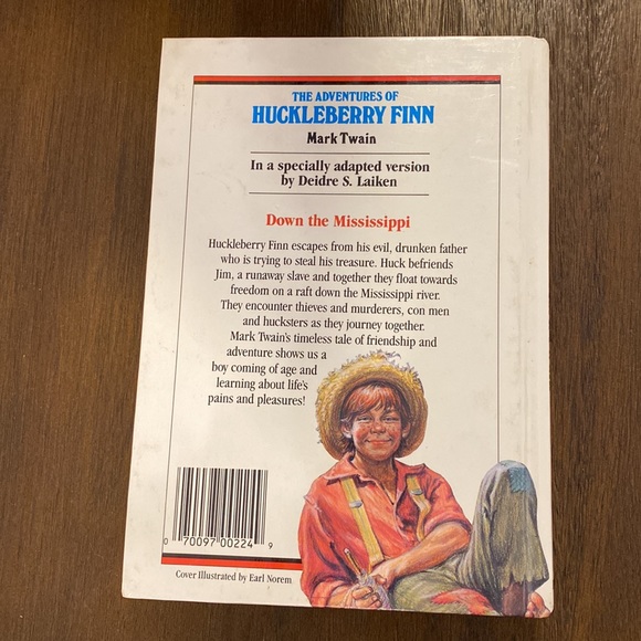 The Adventures of Huckleberry Finn (Great Illustrated Classics) Vintage, 1990 - Picture 5 of 7
